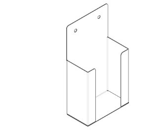 Dispenser inox a parete per guanti monouso