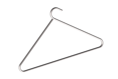 Appendiabiti acciaio inox