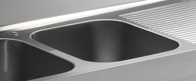 stainless steel sinks with bowl and drainer