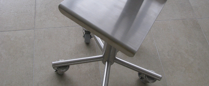 sedia inox autoclavabile